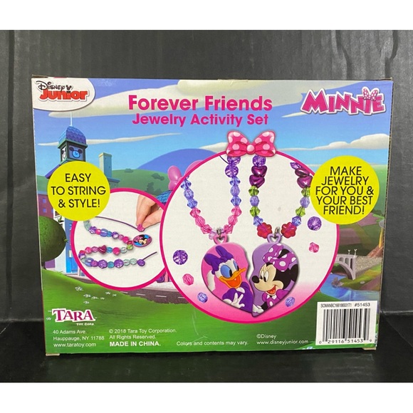 Disney Junior Minnie Mouse Forever Friends Jewelry Activity Set Brand New - Picture 2 of 2